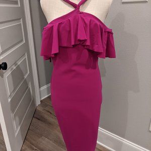 Chiara Boni Fuschia size 8 dress New With Tags